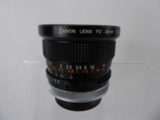 Canon 20/2.8 SSC Lens.