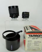 Tamron Lens SP 500/8, 2 x SP (tested).