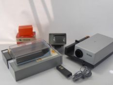 Rollei P35A Slide Projector and Accessories.