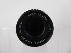 Pentax 50/1.4 smc lens, nr 1556010 (nof).