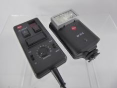 Leicaflex Camera RC (untested) and SF240 Flash.