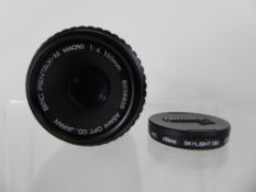 Pentax-M 100/4 Macro Lens, nr 6039835 (nof).