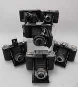 Zeiss Folding Roll Film Cameras (untested).