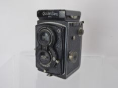 A Rolleiflex Camera (Old Standard), circa 1930's, model 622 nr 462354, cap and case, good cosmetic