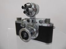 Leica IIIC Camera nr 518547 (shutter sticks), 50/3.5 Elmar, Foinix multiple lens viewfinder.