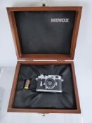 Minox Leica Digital M3 Model Camera, in the original box, with paperwork.