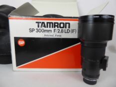 Tamron Lens 300/2.8 LD and Case.