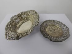 A Silver Trinket Dish, Birmingham hallmark, dated 1894 mm Deakin & Francis, approx 60 gms together