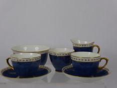 A Part Birks Rawlins & Co Tea Set, comprising twelve cups and saucers, two sandwich plates, twelve