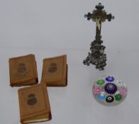 Miscellaneous Items, including a miniature paperweight, three miniature 'The Works of Shakespeare,