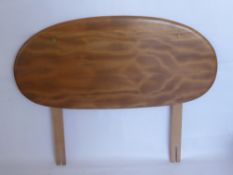 An Ercol Oak Single Bed Head.