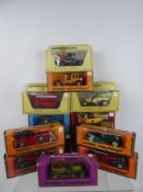 A Quantity of Die Cast Matchbox Days Gone, including Ford Model A Wreck Truck (blue and orange),