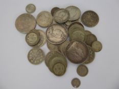 A Miscellaneous Collection of Silver GB Coins, including 1890, 1895 crowns, florins, half crowns and
