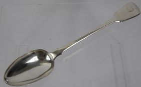 A Silver Basting Spoon, of William Chawner II London hallmark, dated 1830, approx 140 gms