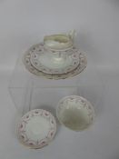 A Part Shelley Tea Set, comprising late 'Foley' design pattern 8/26, two cake plates, eleven side