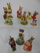 Royal Doulton Bunnykins Figurines, including 'Mr Bunnykins at the Easter Parade', 'Gardener