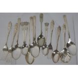 A Quantity of Commemorative Spoons and Forks, including Queen Victoria Jubilee, George V Silver