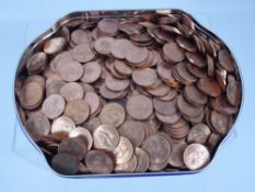 A Miscellaneous Collection of QEII 1967 One Penny Coins.