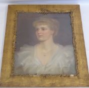 I. P. Douty Three Quarter Portrait of Ms Molly (Matilda) of Shakenhurst Hall, Cleobury Mortimer,