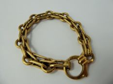 A Lady's 9ct Gold Gucci-Style Multi-Link Bracelet, approx 24.5 gms