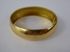 An Antique 18 ct / 22 ct Bangle, approx 18 gms