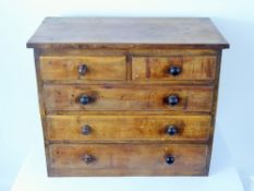 An Apprentice Piece Chest of Drawers, approx 33 x 16 x 27 cms.