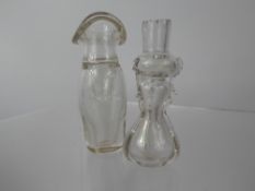 A Circa 17/18th Century Scent Bottle, together with Victorian Lacrimose.