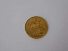 1905 Edward VII Gold Full Sovereign.