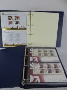 A Set of London 2012 Olympic Games Mini-sheet First Day Covers, together with six Gold Medal