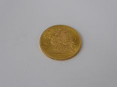 1963 Queen Elizabeth Gold Full Sovereign.