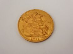 1911 George V Gold Full Sovereign
