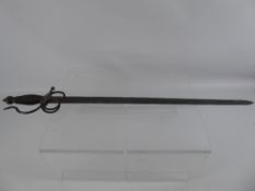 A Middle Eastern Sword, approx 60 cms in length.