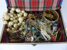 A Miscellaneous Collection of Costume Jewellery including earrings, necklaces, bracelets, rings