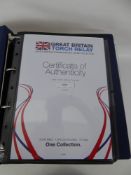 A Great Britain Torch Relay Limited Edition Common Cover, collection nr 0027, the collection