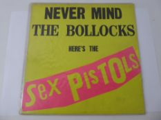 Sex Pistols, a Virgin 1977 Long Playing Record, entitled "Never Mind the Bollocks, Here's the Sex