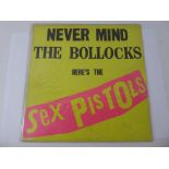 Sex Pistols, a Virgin 1977 Long Playing Record, entitled "Never Mind the Bollocks, Here's the Sex