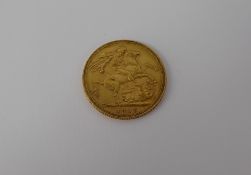 1888 Queen Victoria Gold Full Sovereign.