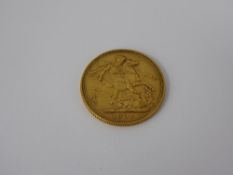 1901 Queen Victoria Gold Full Sovereign (Sydney)