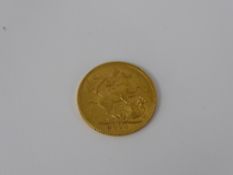 1904 Edward VII Gold Full Gold Sovereign.