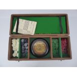 A Miniature Table Top Roulette Game, in the original box.