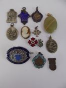 Miscellaneous Medallions, including silver and enamel Guildhall School of Music, Cheshire County