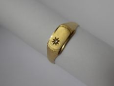 A 9 ct Gold Solitaire Ring, approx 2.5 gms, size Y.