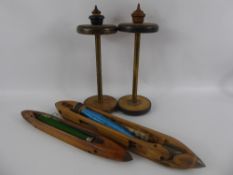 Miscellaneous 19th Century Bobbins,Shuttles and Reels.