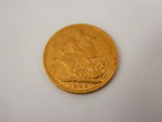 1905 Edward VII Gold Full Sovereign.