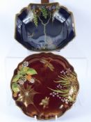 A 1920's Crown Devon Lustre Ware Fielding's Bowl, 'Eden' design approx 24 cms d together with a '