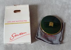 Vintage Unused Stratton "Houses of Parliament" Compact, in its original box, together with silver