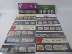 GB Post-Decimal Mint Stamps, in two albums and various presentation packs. FV in excess of £110.