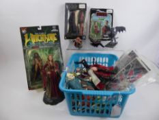 A Quantity of 'Fantasy' and Comic Collectors Toys, including Star Wars 'Darth Maul', 'Aurra Sing',