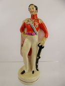 A 19th Century Staffordshire Figurine, depicting Prince Albert, approx 21 cms.