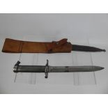 A Vintage Eskilstuna Jernmanufactur AB (EJ-anchor-AB) Swedish Bayonet Blade, serial nr TS2185, the